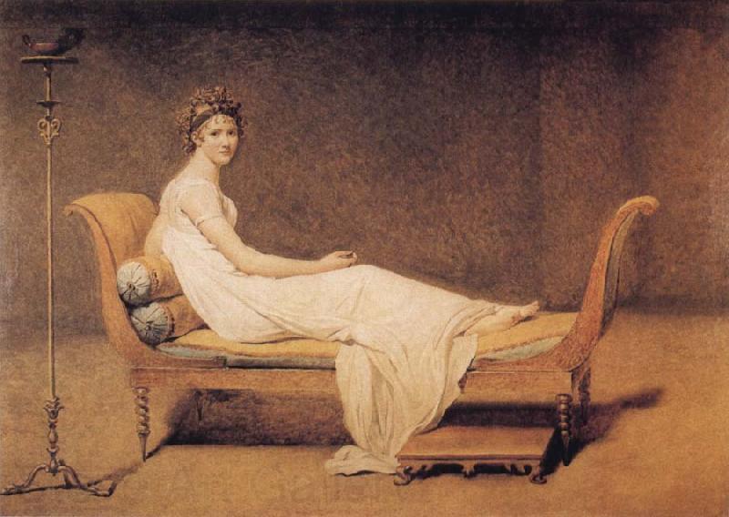 Jacques-Louis  David Madame Recamier France oil painting art